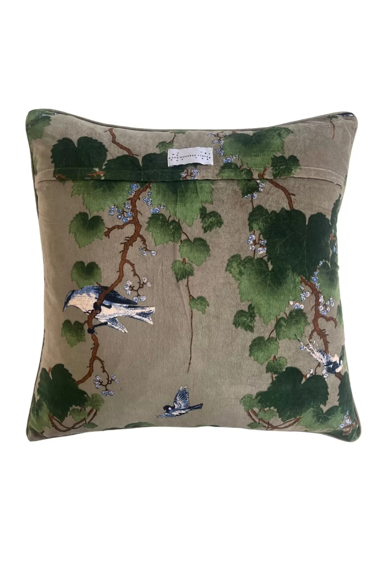 One Hundred Stars Cushions-Acer Stone Velvet Cushion